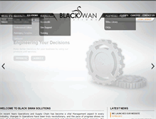 Tablet Screenshot of blackswan-solutions.com